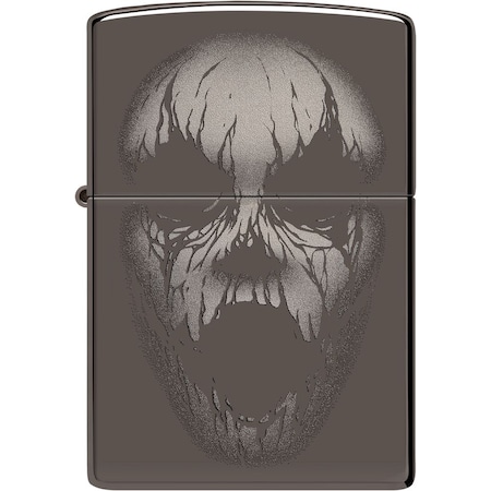 Zippo 2023 Zippo Screaming Monster, Black Ice ZIP-49799